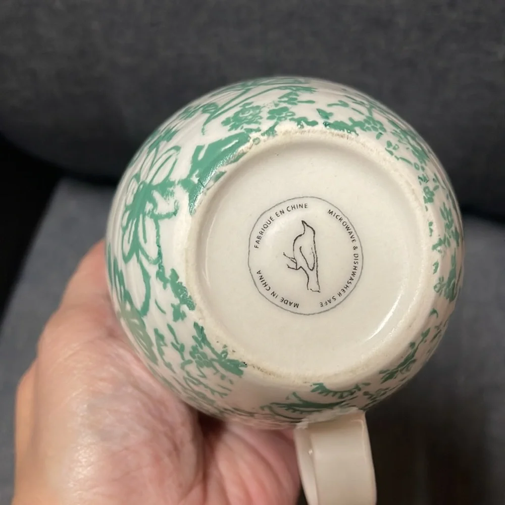 Anthropologie Homegrown Monogram Mug